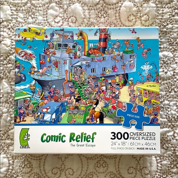 Ceaco Other - Puzzle, Ceaco “Comic Relief, The Great Escape”